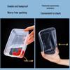 Churong 750ml Disposable Rectangular Food Containers with Lids (300 Count)