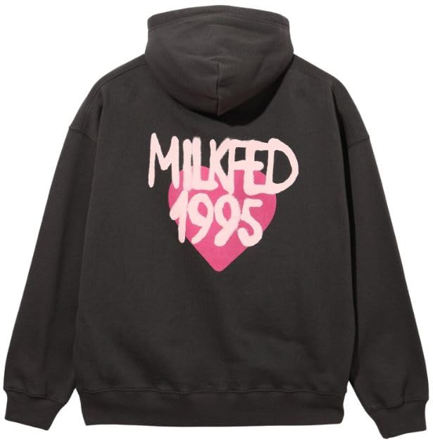 

Milkfed Spray Logo Charcoal Women s Sweatshirt,