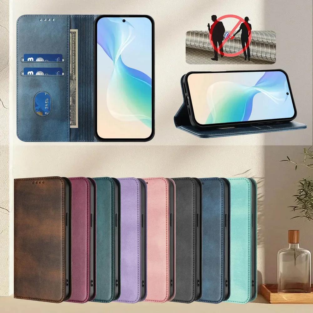 Etui portfelowe ze skóry RFID dla Nothing Phone 3A Pro 3 5G Dla Nothing CMF Phone 2 Pro 1 Etui Phone 2A 2 A Plus 3A Magnetyczna okładka