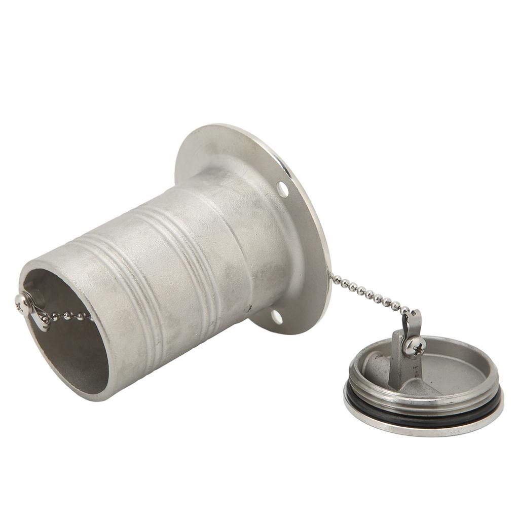 Boat Filler Right Angle Clamshell 316 Stainless Steel Hardware for Boat Keyless Deck Filler 50 Mm 2