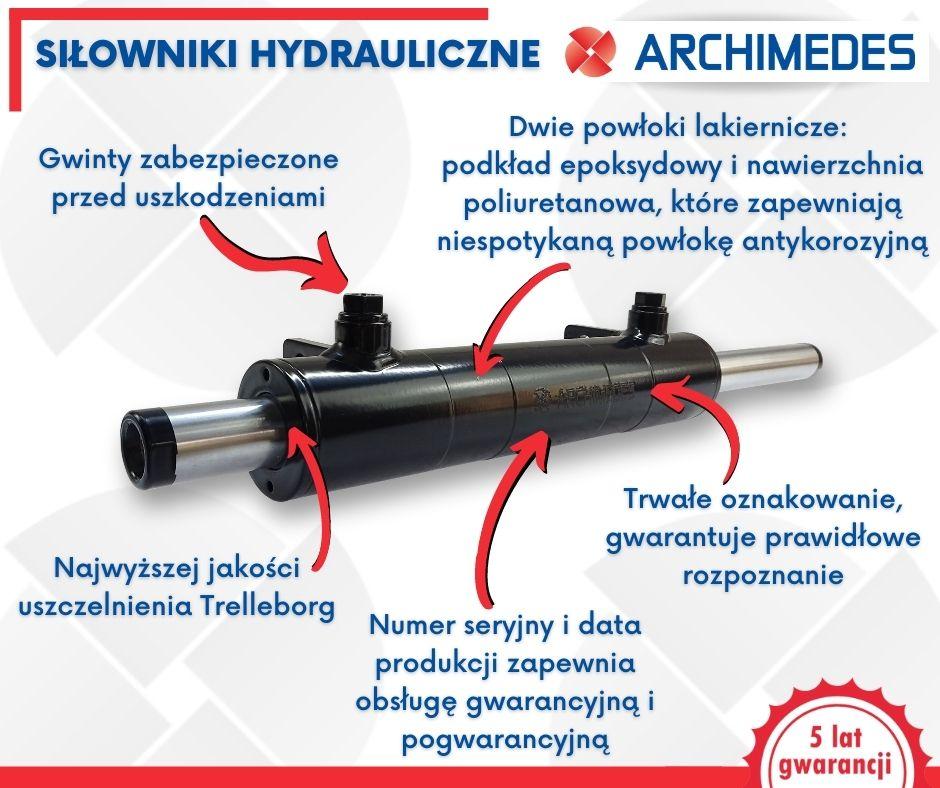 Hydraulic Cylinder Mounting 180 Degrees Stroke 2x90 for Power Steering System