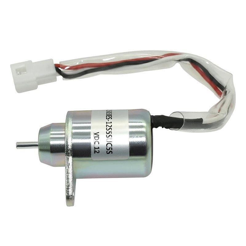 N62R-12V Fuel Shut Off Solenoid 1503ES-12S5SUC5S 119653-77950 M806808 For Yanmar 3TNE84 3TNE88 4TNE84 4TNE88 Engine