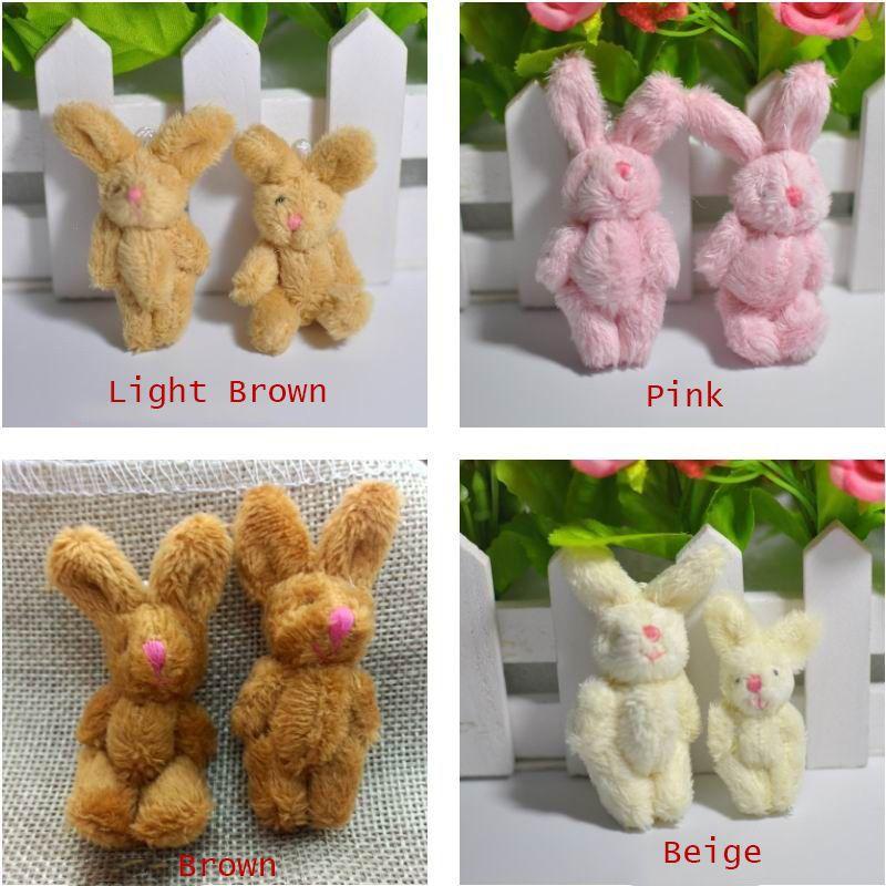 Adorable Mini Cute Plush Toy Tiny Rabbit Bear Doll With Soft And Cozy Feel
