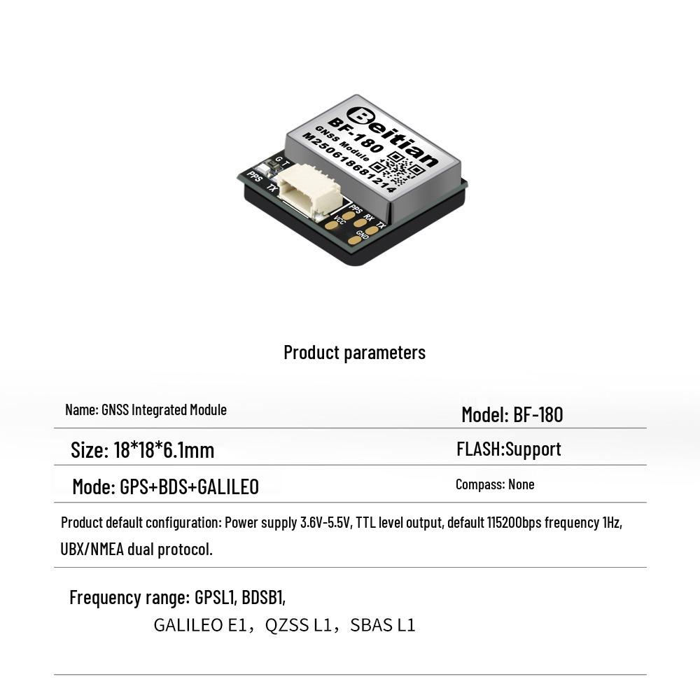 North Sky BF-182 GPS Module Beidou Navigation for Fixed-Wing FPV Drone Flight Controller.