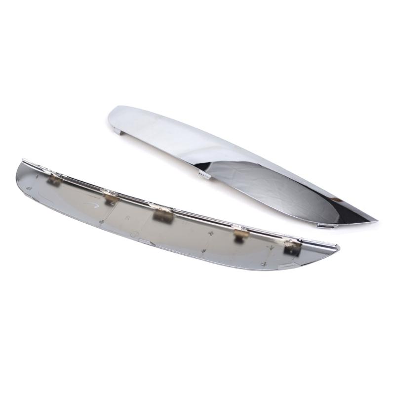 Car Front Bumper Trim Electroplate Front Bumper Trim Left/Right Front Bumper Trim 51118047727 Replacements for F02