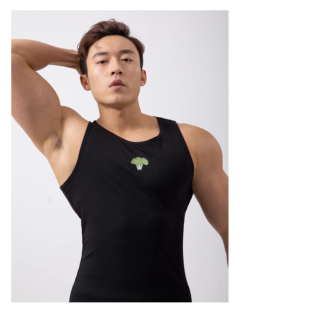 

Trendy Men s Quick-Dry Fitted Sleeveless Sports Vest for Running & Gym XXL