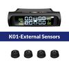 E-ACE Zonne-energie TPMS Autobandenspanning Alarm Monitorsysteem Auto Beveiligingsalarmsystemen Bandenspanning Temperatuurwaarschuwing