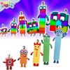 Numberblocks Barevné Stavebnice Roztomilé Transformovatelné Figurky Pro Dětské Hraní