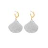 Pinkdudu Vintage Exaggerated Shell Zinc Alloy Earrings Fashion Trendy Drop Earrings Women Jewelry PD2367