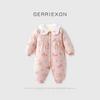 Sweet & Cozy Newborn Baby Girl Cotton Jumpsuit for Autumn