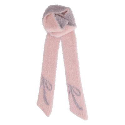 JILL STUART Damen Nylon Shaggy Schal, Größe 60106001, Rosa, Maße: 8 cm breit x 190 cm lang