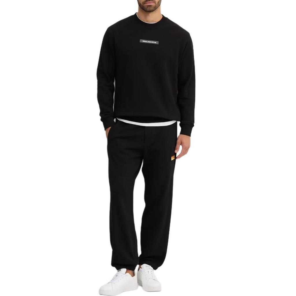 Versace Jeans Couture logo-plaque sweatpants E79GAAT07-ECF01T-E899