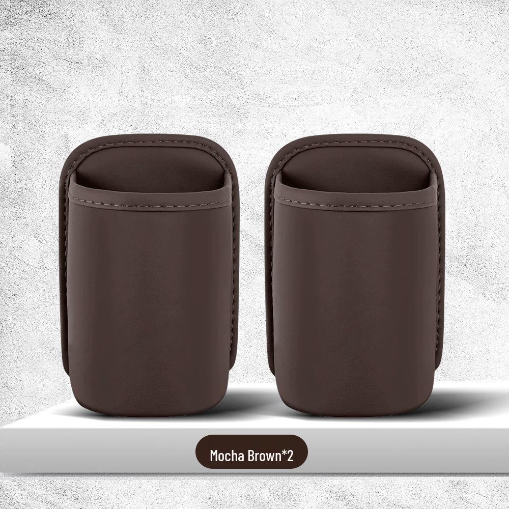 Car Door Side Storage Bag & Cup Holder with Trash Can and Phone Holder