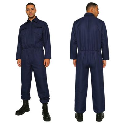 Unisex Front Zipper Coveralls S-3XL, Utility Jumpsuit with Chest Pockets for Work, Halloween & Cosplay