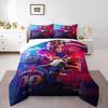 3 Piece Bedding Set with Duvet Cover and 2 Pillowcases - Lamine Yamal Barcelona 10 Pink Art - Decor