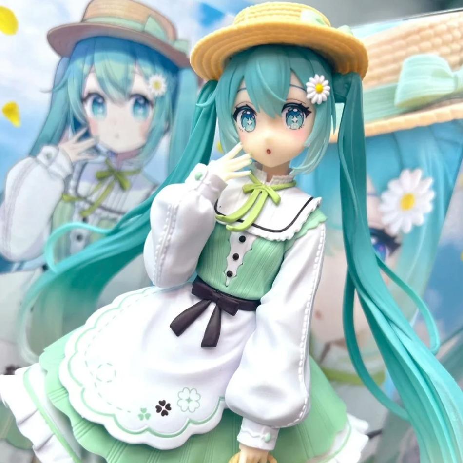 Fashnics Hatsune Miku In Stock Taito Hatsune Miku Fashion Figure Country Ver. Pvc 18Cm Anime Action Figures Model Collection Toys