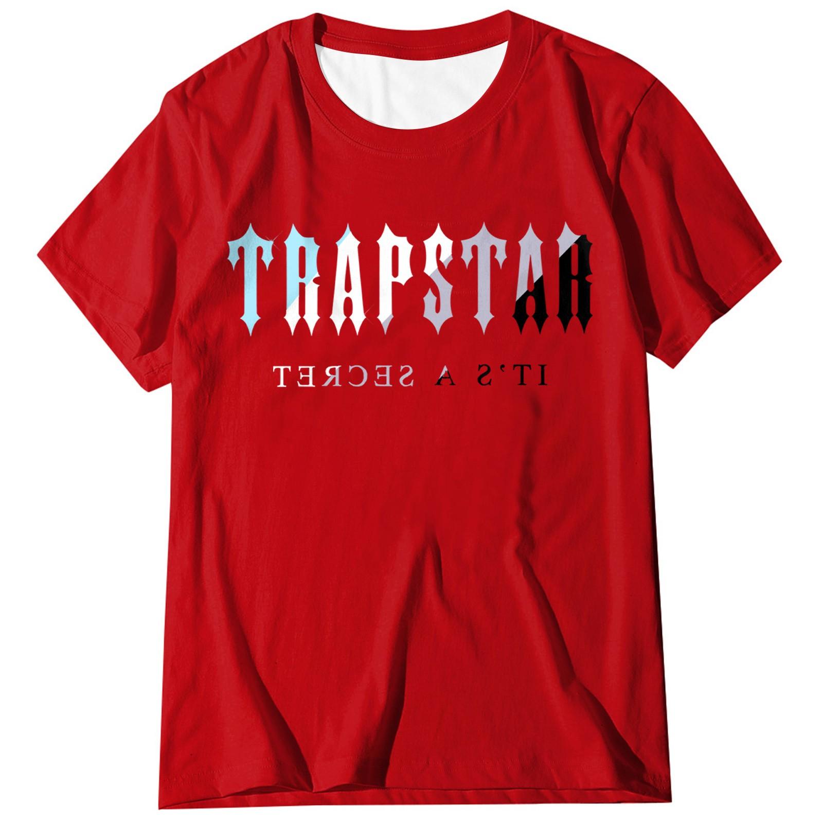 

Women s Fashion Casual Tops Printed Short Sleeve Shirts Round Neck Pullover T Shirts XXL червоний