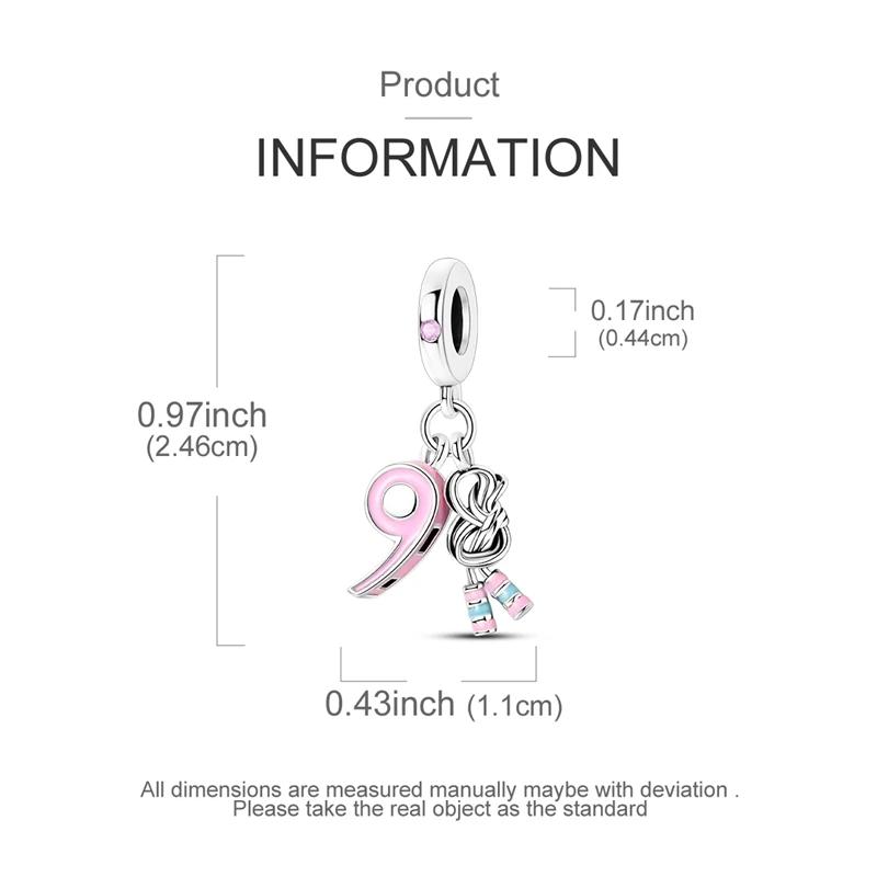 Copper Sewing Series Measuring Tape Scissors Buttons Hair Dryer Pendant Beads Charms Fit Bracelets Diy Jewelry Gift