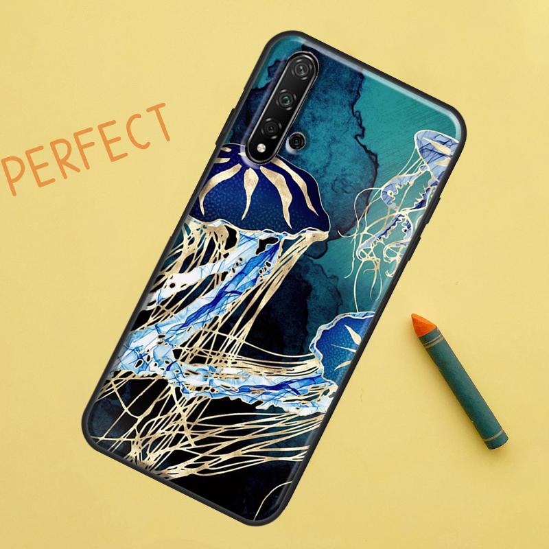 Magic Jellyfish For Huawei Nova 12s 11i 7i 8i 12i Y73 Y70 Y90 Y60 Y72 Y61 Y91 9 10 SE P40 Lite P30 Pro Case