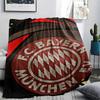 1pc FC Bayern Munich Print Flannel Blanket, High quality Comfortable for All Seasons, Home Decor, Warmth and Comfort, Perfect for Christmas Gifts48