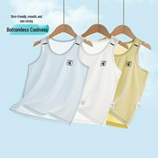 3-Piece Breathable Cotton Vest Set for Boys and Girls - Summer Style