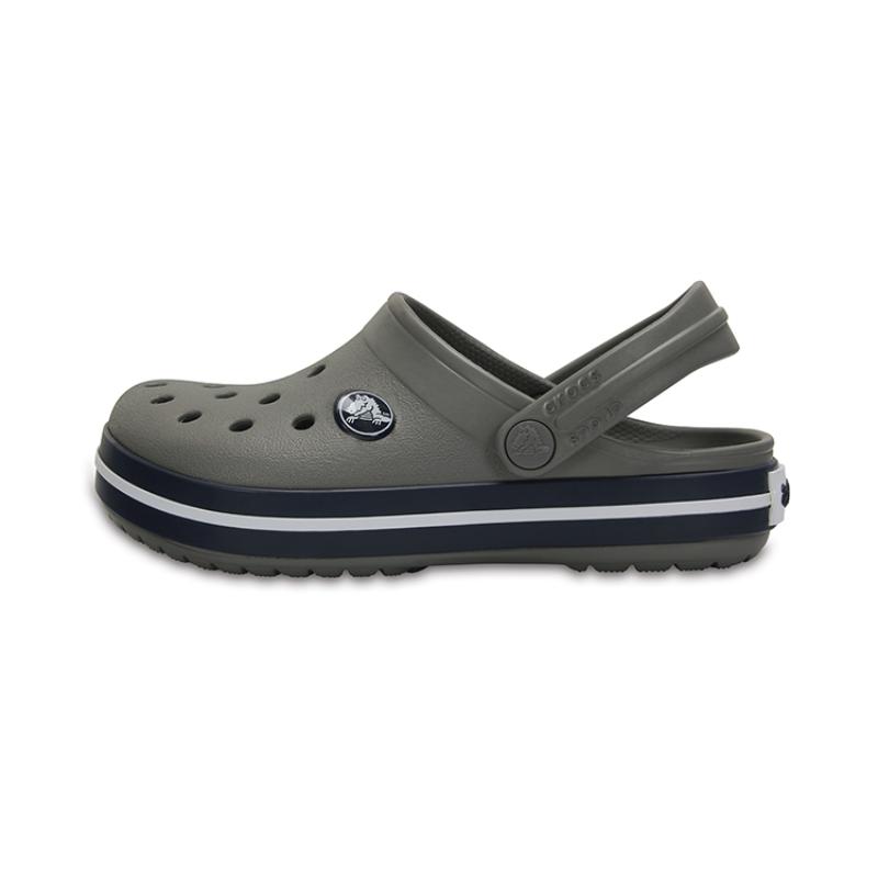 

Crocs simple and comfortable sandals with holes in dark grey for children 22-23