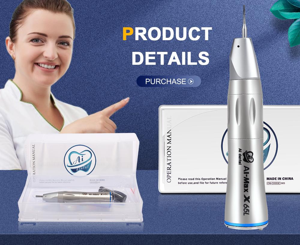 Стоматологический угловой наконечник AI-X65L 1:1 прямой хирургический наконечник с одним — фото 6