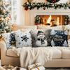 Merry Christmas Decorative Pillowcase Pillow Covers Throw Pillows Cushion Cases For Home Car Sofa Christmas Winter