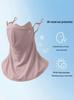 Ice Silk Breathable Sun Protection Mask: Women's Full Face and Neck Shield for Cycling