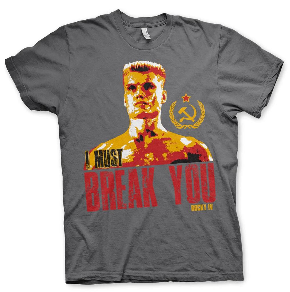 Rocky Ivan Drago "I Must Break You" Official Mens T-Shirt