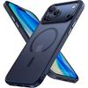 Protective Case - BOOLING - iPhone 17 Pro Max - Shockproof - Magnetic Ring - Navy Blue