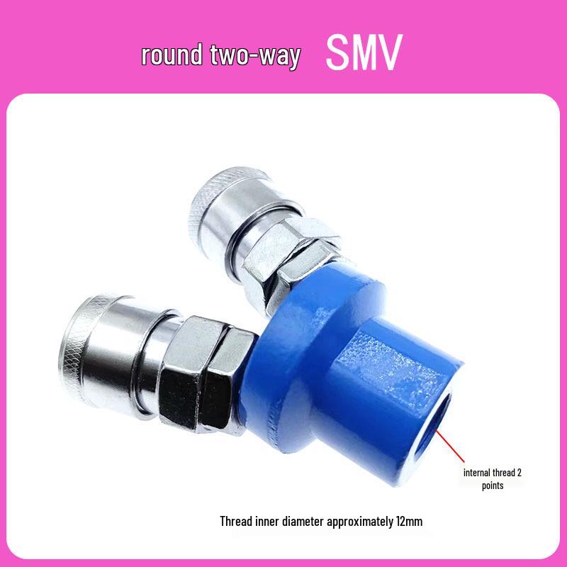 

Round Tee Two-Way Air Compressor Hose Connector Fittings – Quick Connect Tools by Gusen