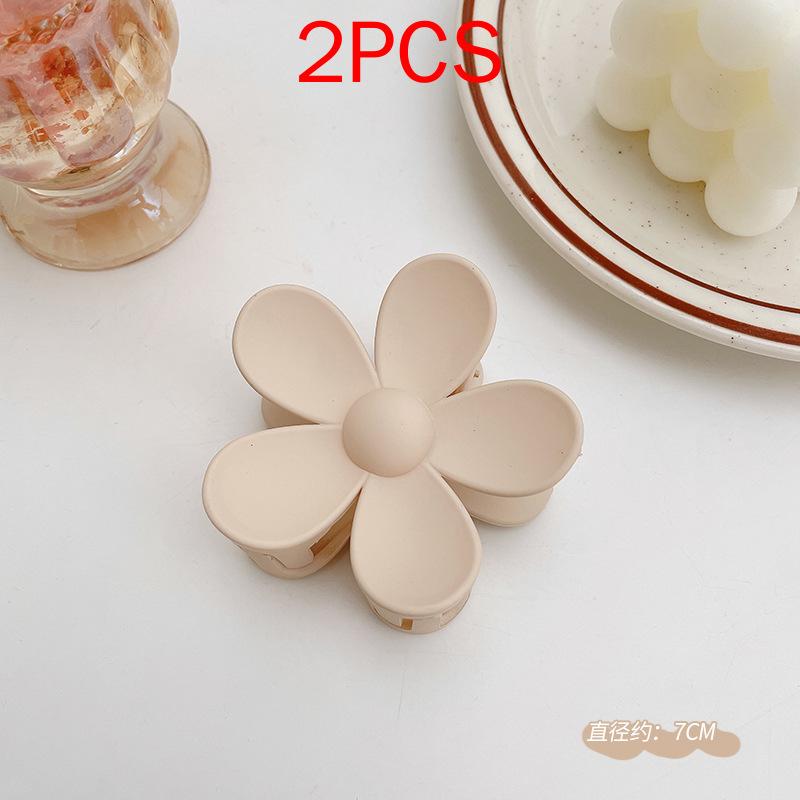 2 ΤΕΜ Premium Σετ Κεφαλών Νέο Γυναικείο Κλιπ Κλιπ Νύχι Μόδας Καφέ Μαύρο Ακρυλικό Μεγάλες Φουρκέτες Claw For Lady Clip Barrette Αξεσουάρ μαλλιών