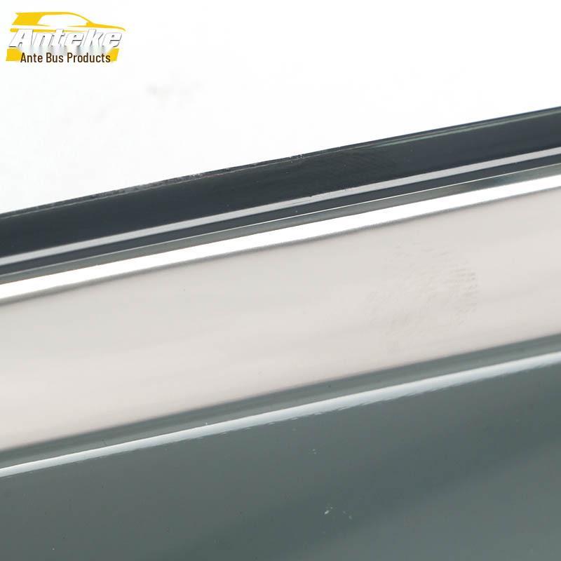 Stainless Steel Rain Deflector & Sunshade Decorative Sticker for 2010-2014 Yinglang XT Hatchback