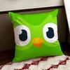 APP DDuolingo Cushion Cover Reversible Soft Durable Pillow Cover Home  Car MultiScene Use for Daily Comfort