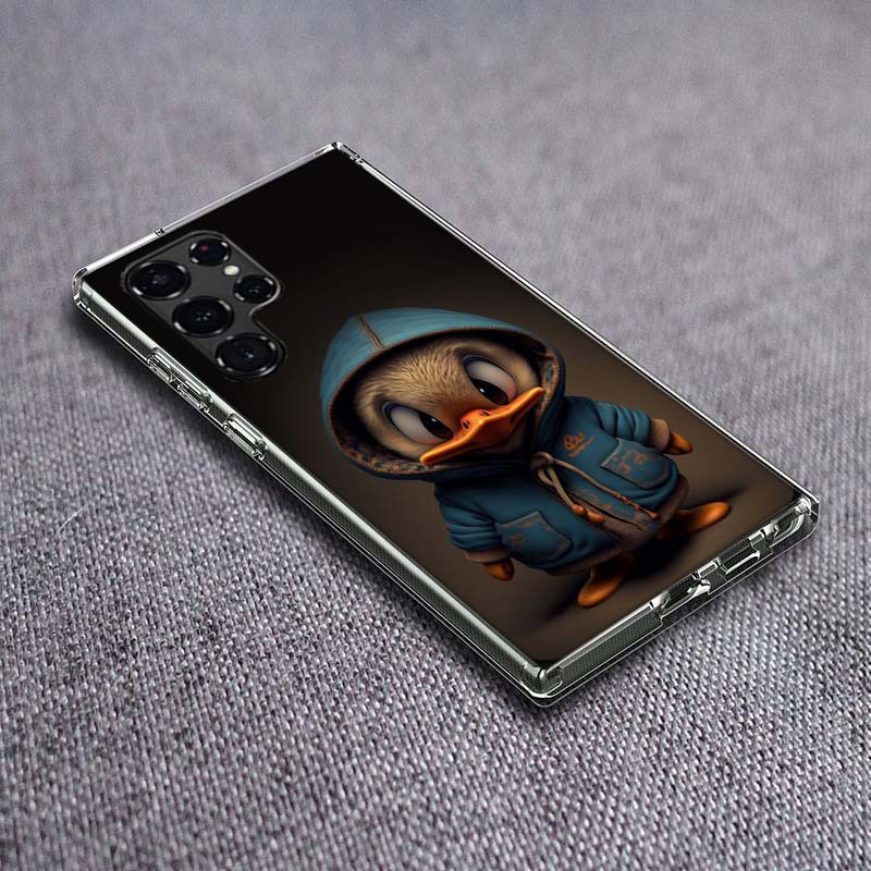 

Monkey Frog Pig Cow Bird Cat Animal Phone Case For Samsung Galaxy S24 S23 S21 S20 FE S22 S26 Ultra S25 Edge S10 Plus Cover Clear Samsung S24 Ultra