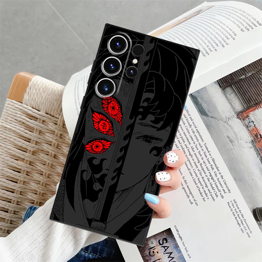 Soft Back Phone Cover Case for Samsung Galaxy S20 S25+ S22 S24+ S25 Ultra S23 FE S24 Plus S9 S21 Hot Demonss Anime Slayers