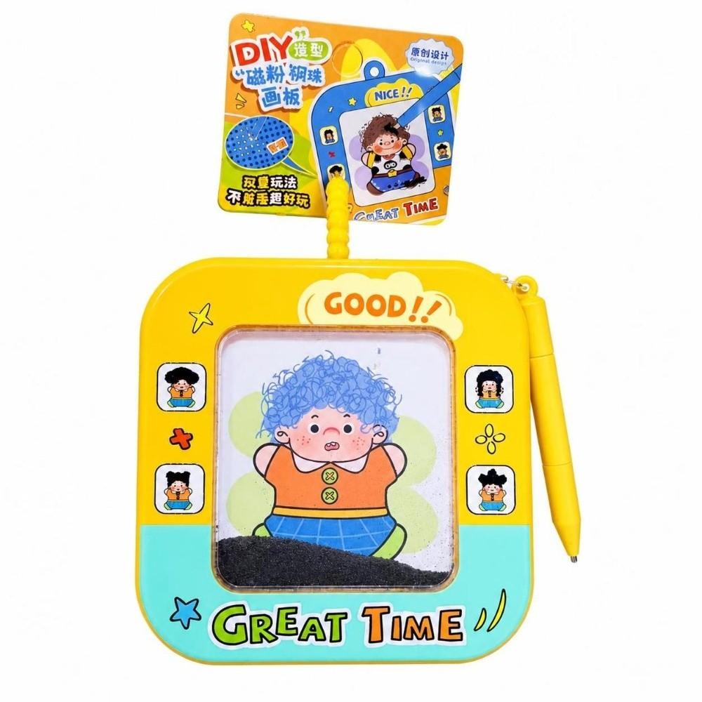 Magnetic Powder Magnetic Bead Board DIY Magnetic Doodle Board Mini Drawing Pad  Keychain Decoration