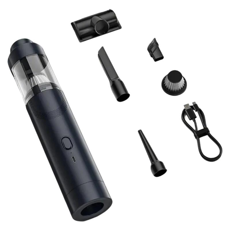

2 Gear Adjustable Car Cleaner Cleaner Portable Air Duster Handheld Car Vacuum Keyboard Vacuum Cleaner for Car Interior синій/сірий колір