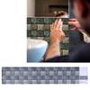 Waterproof Self Adhesive Wall Tile Sticker Peel Stick Decor for Bathroom Kitchen Background