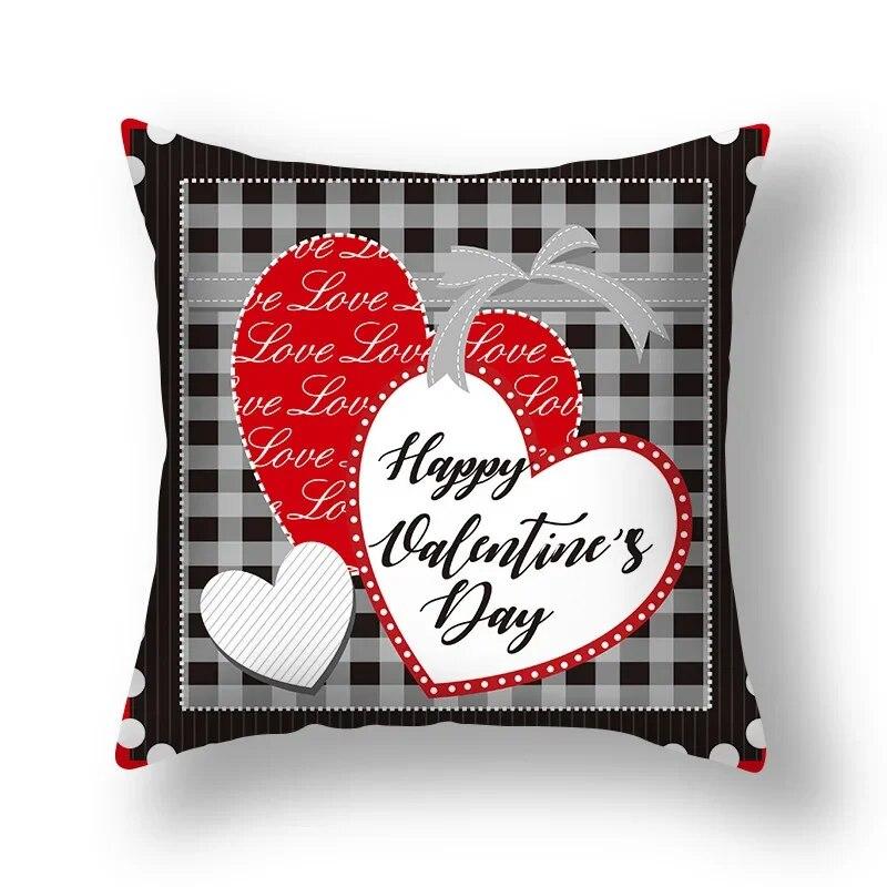 Love Sweet Cartoon Pillowcase Wedding Party Birthday Festival Decoration Sofa Office Seat Car Cushion Cover Home