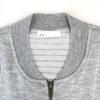 Ne-net Sweat Zip-Up Baseball Jacket Size-3/L Gray Women’s Jacket Jumper(USED)