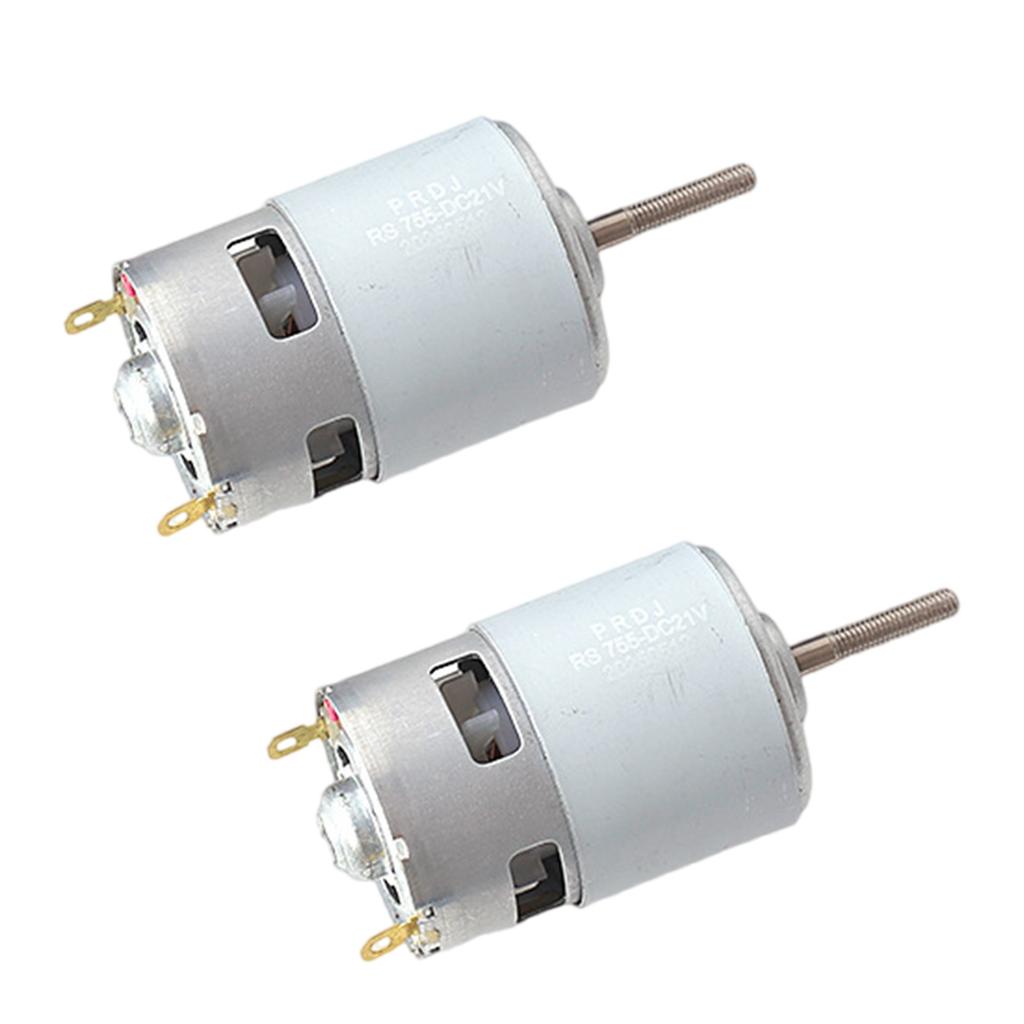 755 Micro Direct Current Motor High Efficiency Copper Core For Lawn Mowers Brush Cutters Quiet Operation