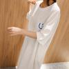 Women's Fashion Summer Spring 1/2 Sleeves O-Neck Loose Waistline Casual Dresses