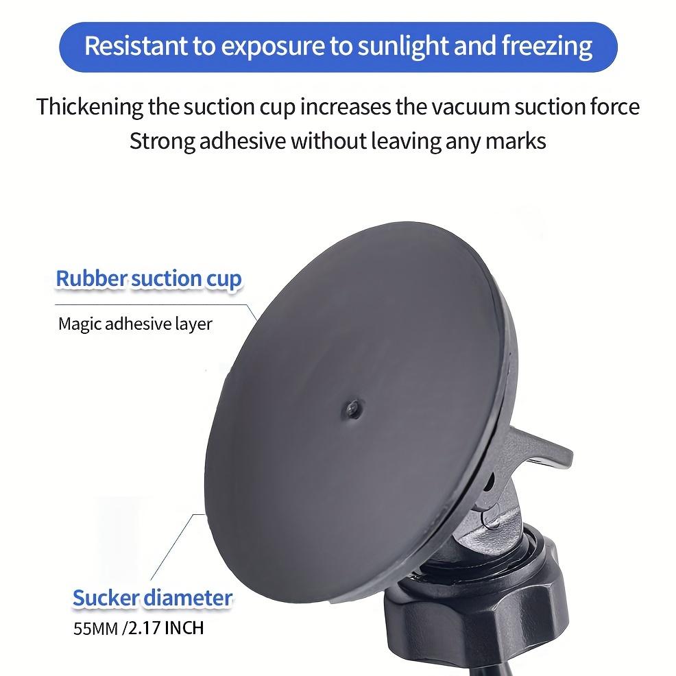 A Car Dashcam Mount That Rotates 360 Degrees, Adjustable, with a Stable And Durable Suction Cup. Includes One Black Portable Navigation Mount