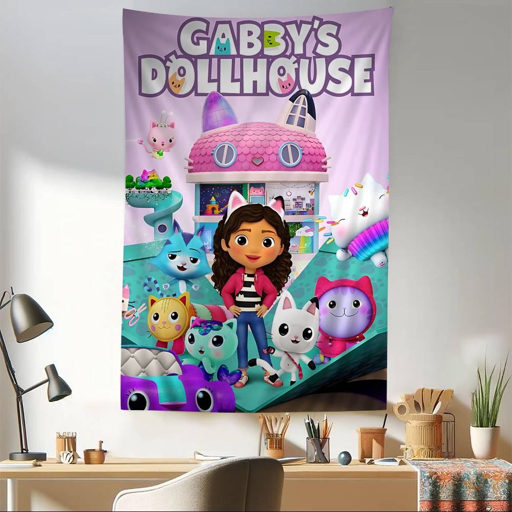 Funny Vintage GGabbys Classic Dollhouse Hippie Wall Hanging Tapestries Bohemian Wall Tapestries Mandala INS Home Decor