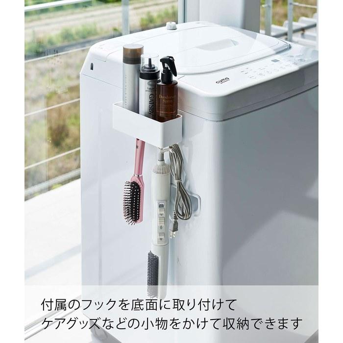 [Yamazaki] Film Hook Rack W18 White, Mist, Approx. W18 x D7.5 x H6cm, 5966Floating, Consolidated Storage, Bathroom & Kitchen Organization