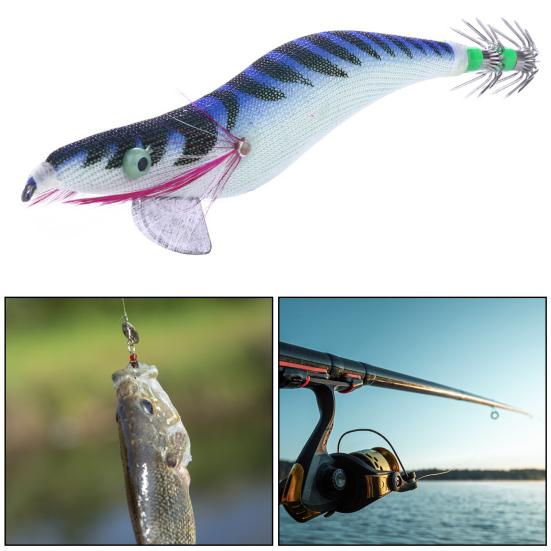 13.5CM/19.8G Luminous Fishing Shrimp Lure with Sharp Squid Hook Glow In The Dark Realistic Colorful Artificial Shrimp Hard Bait Fishing Accessories