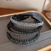 Shiny Rhinestone Headband Non Slip Teeth Design 1/2/4/5/6Pcs Fashion Hair Band for Girls Prom Daily Outing Party Wear