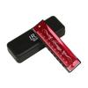 Standard Harmonica Key-of-C, Blues Harps Mouth Organ 10 Holes 20 Tones Harmonica for Beginners and Professionals